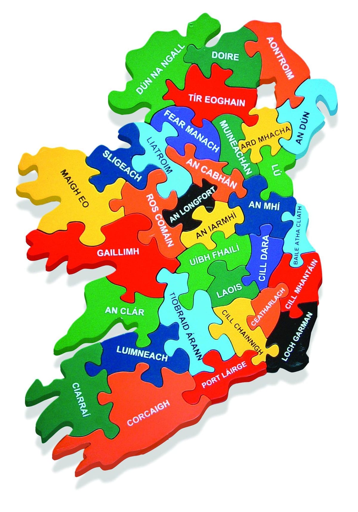 kaart kaart on iirimaa gaeilge