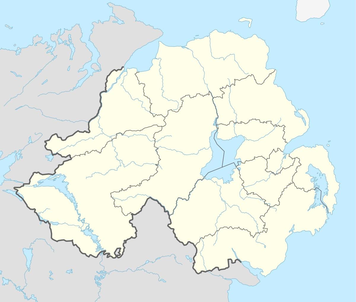 põhja-iirimaa kaart, rannad