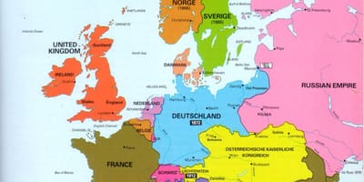 Kaart iirimaa ja euroopas