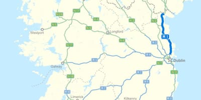 Kaart iirimaa kiirtee