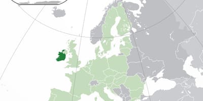 Iirimaa kaart world map"