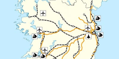 Kaart iirimaa transport