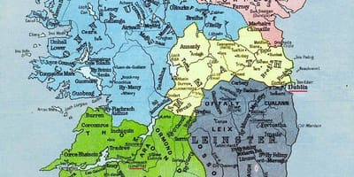 Kaart megalithic iirimaa 